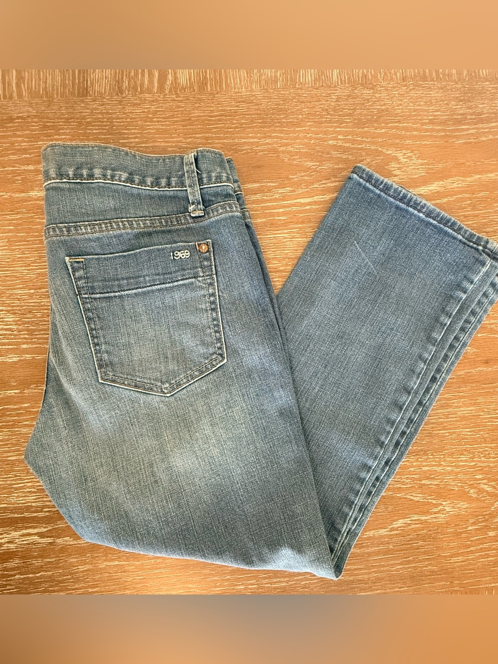Women’s VTG Gap 1969 Limited Edition Low Rise Cropped Jeans Size 8 Medium Wash